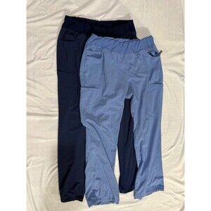 2 PAIR OF XL WOMENS SCRUB PANTS